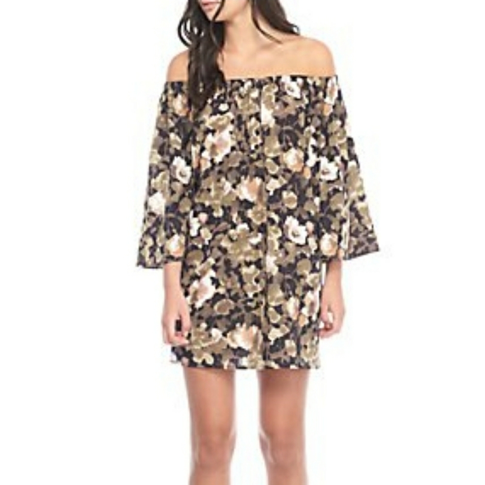 Off the shoulder  mini dress